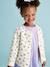 Mädchen-Set: Geblümte Jacke mit Steppnähten & Kleid rosa+violett 9