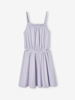 Maedchenkleidung-Kleider-Mädchen Trägerkleid mit Cut-out an den Seiten