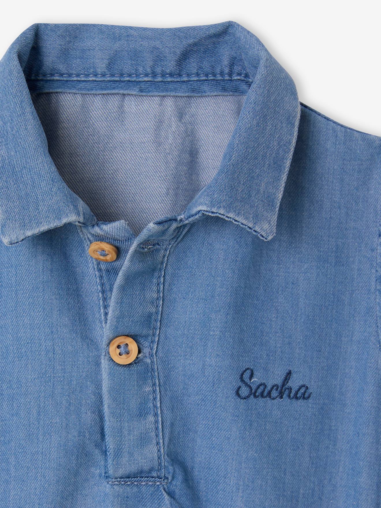 Thumbnail - Bio-Kollektion: Baby Body aus Denim