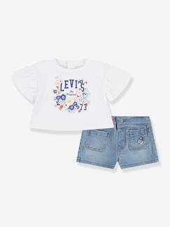 Babymode-Baby-Set: T-Shirt & Jeansshorts Levi's