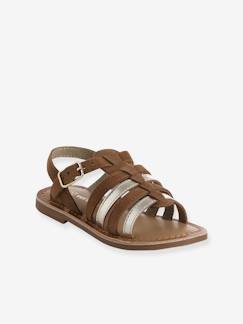 Kinderschuhe-Mädchen Riemchen-Sandalen aus Leder