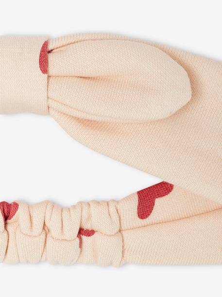 Baby-Set: Sweat-Overall & Haarband mit Recycling-Polyester vanille 7