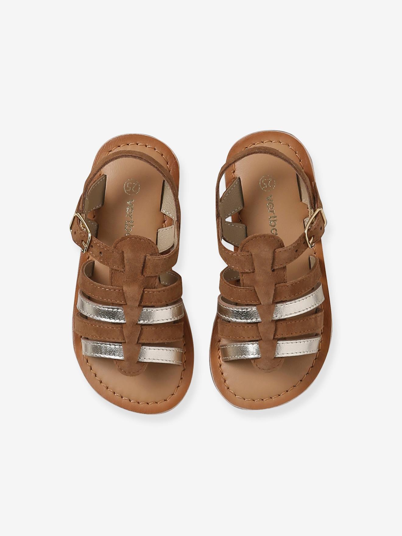 Thumbnail - Mädchen Riemchen-Sandalen aus Leder