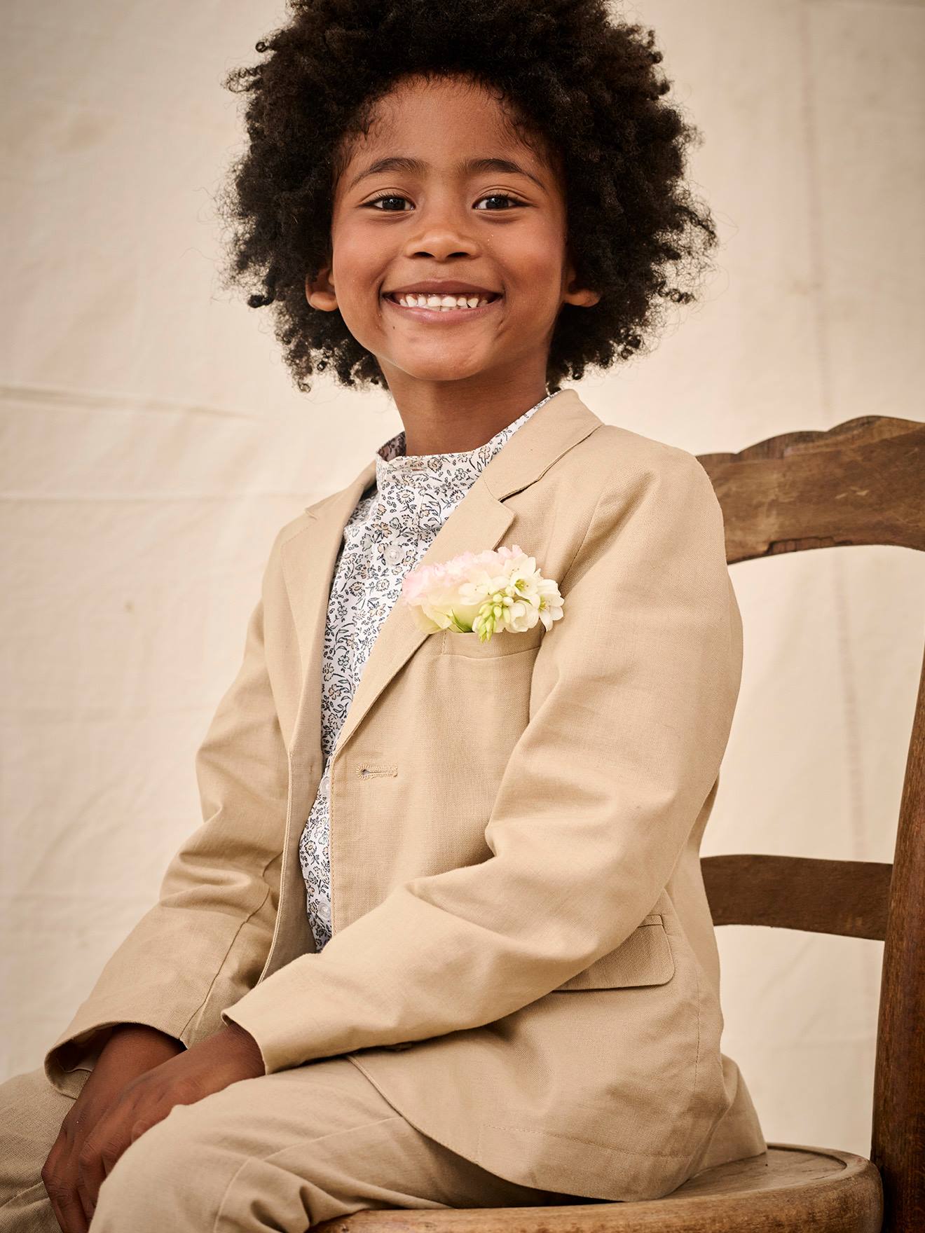 Vertbaudet Festliches Jungen Sakko Beige 158/164