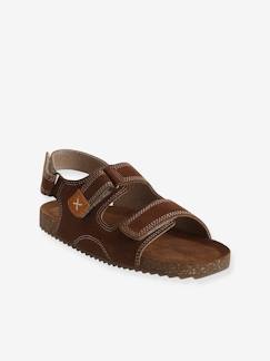 Kinderschuhe-Kinder Klettsandalen aus Leder