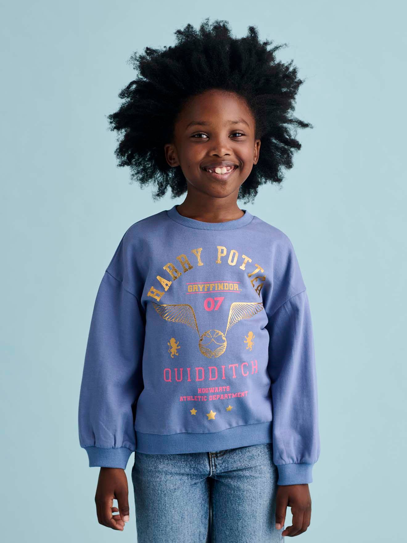 Kinder Sweatshirt HARRY POTTER mit enem Schnatz