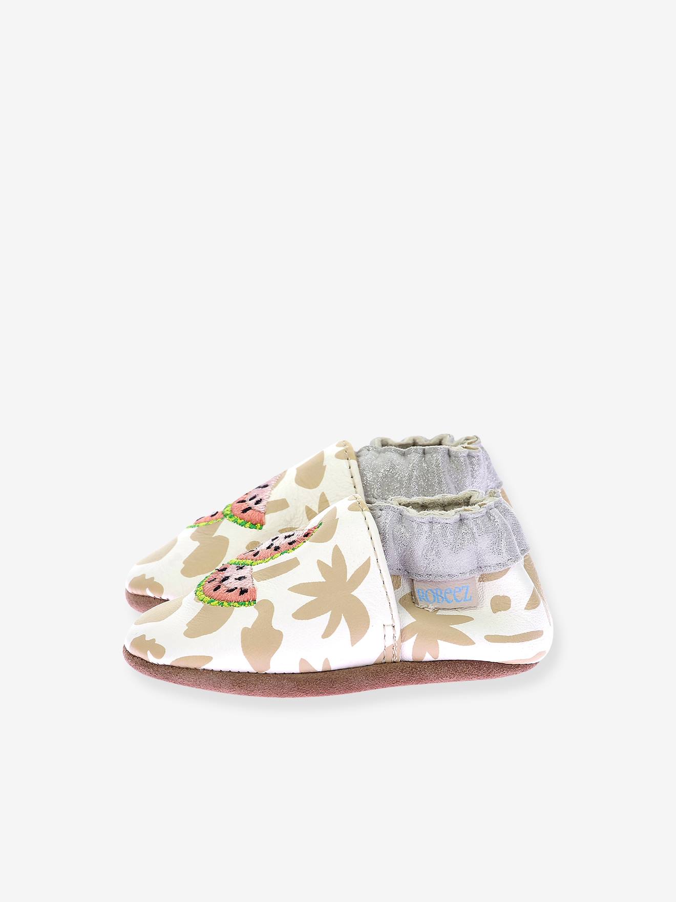 Thumbnail - Baby Leder-Krabbelschuhe Graphic Fruit ROBEEZ