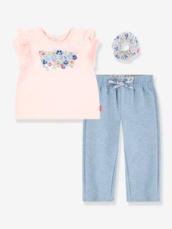 Babymode-Mädchen Set: T-Shirt, Caprihose & Scrunchie Ruffle Levi's