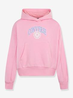 Maedchenkleidung-Kinder Kapuzensweatshirt Varsity Pintuck Hoodie CONVERSE