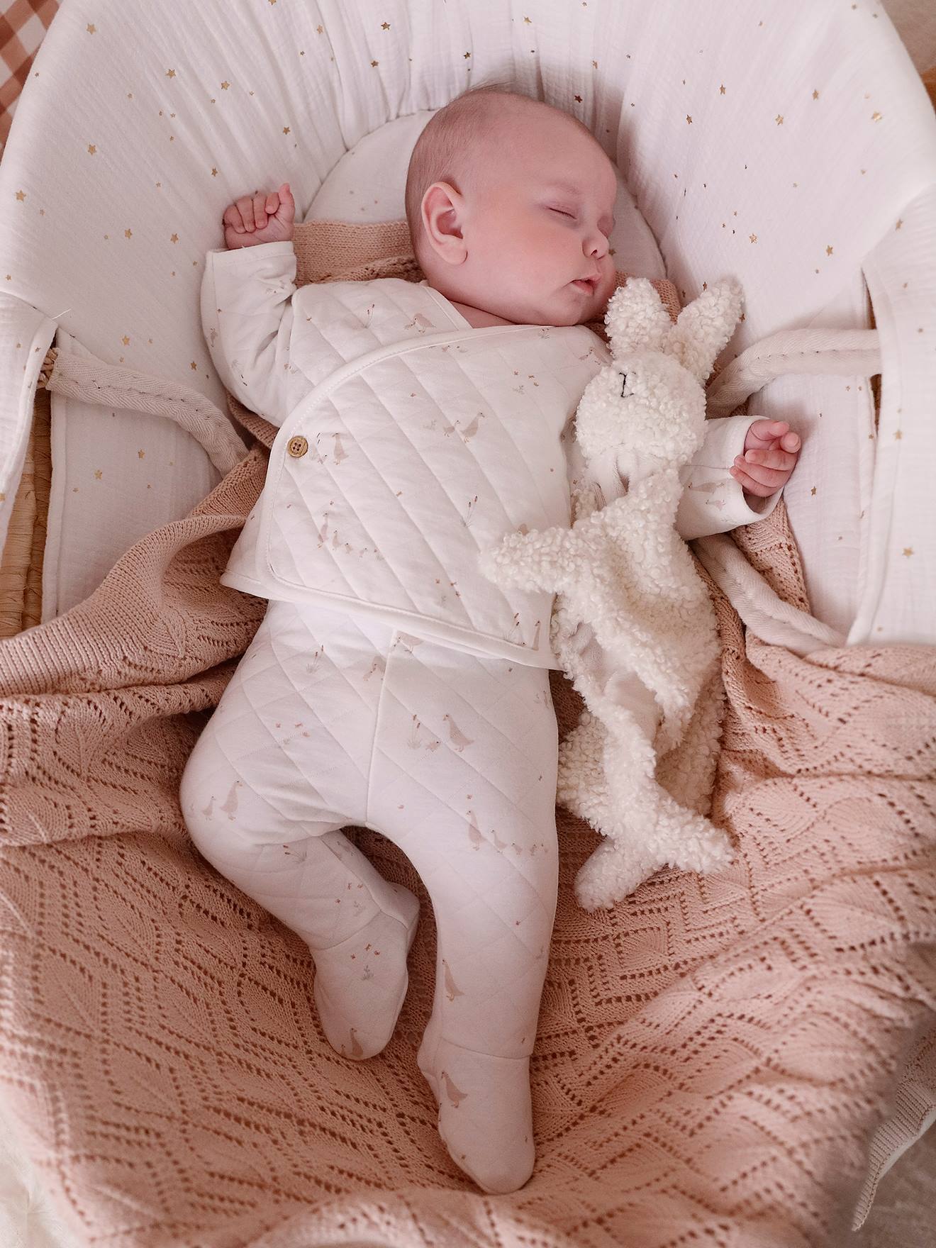 Vertbaudet Baby-Set Weiß Einheitsgröße