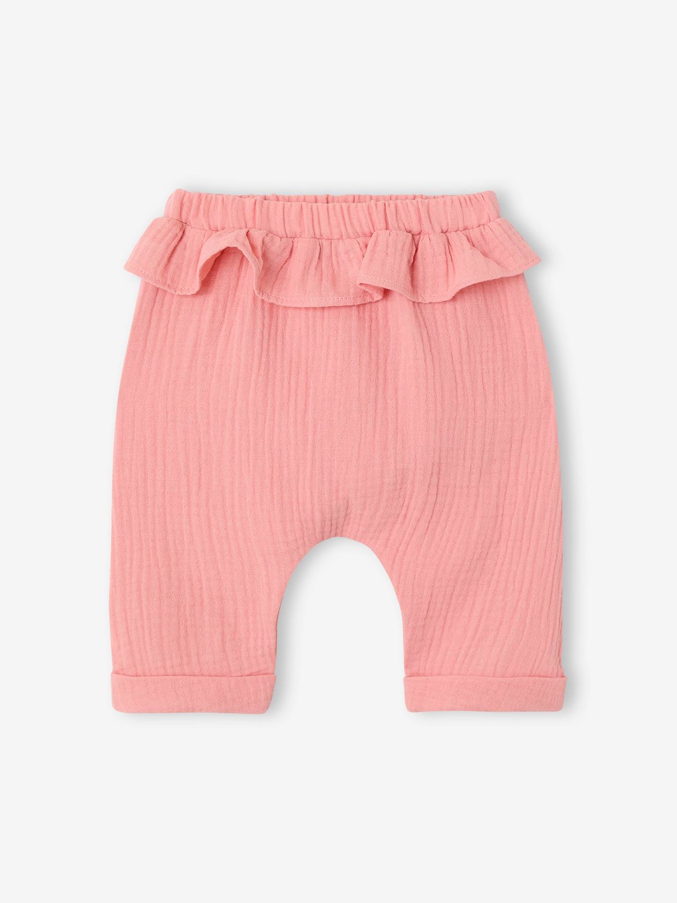 Thumbnail - Baby-Set mit Volants: Bluse & Haremshose