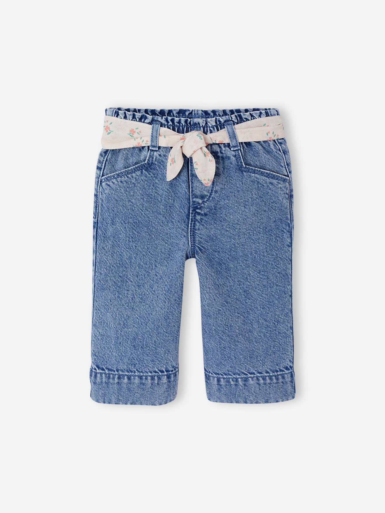 Thumbnail - Weite Baby Hose mit Bindegürtel