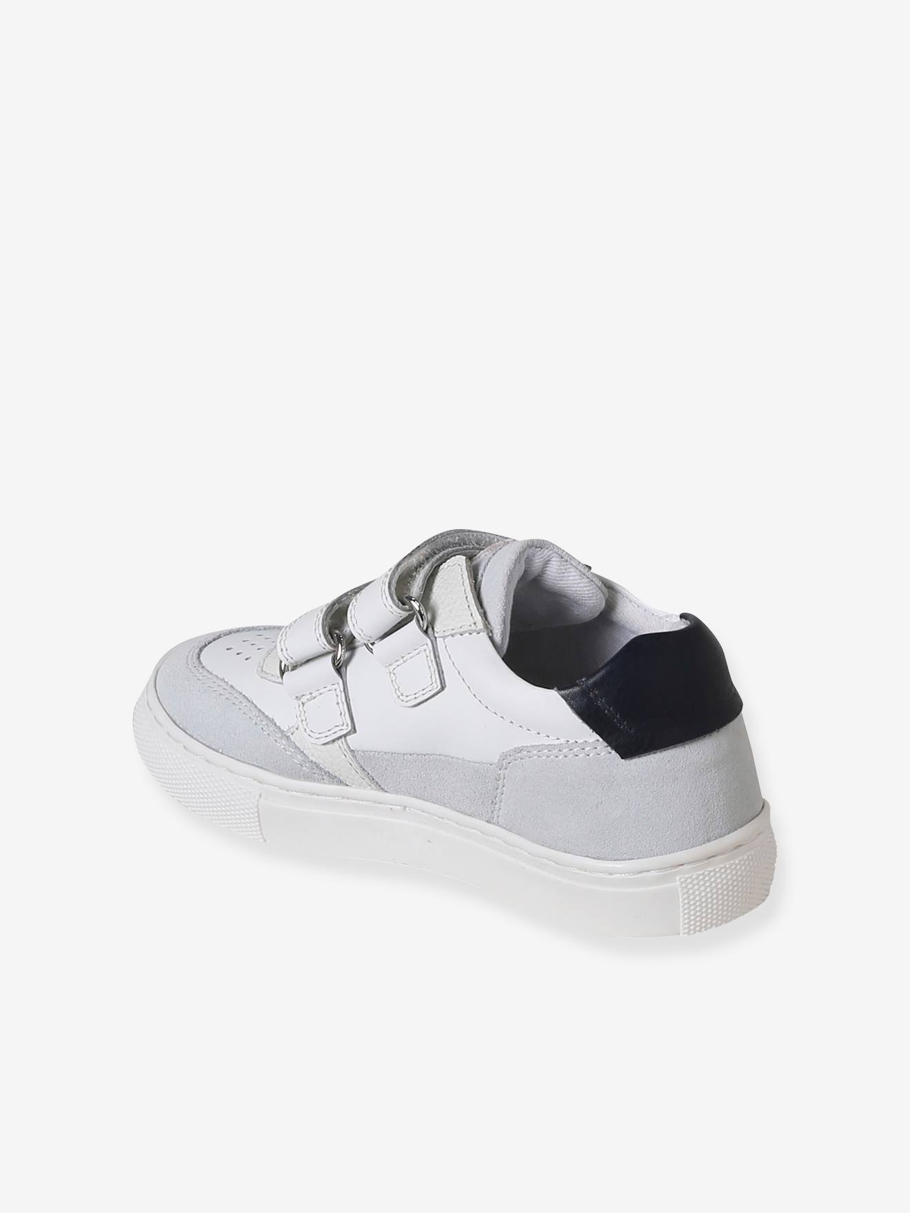 Thumbnail - Kinder Klett-Sneakers aus Leder mit Anziehtrick set