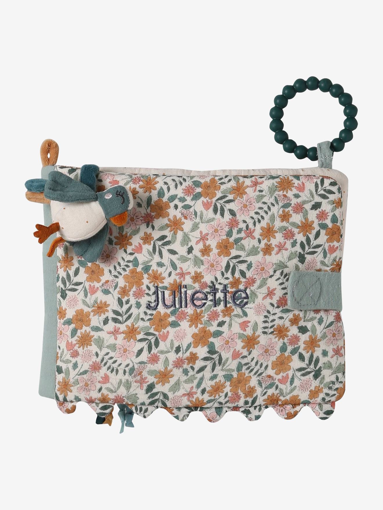 Vertbaudet Baby Fotobuch Retro Flower Gelb Einheitsgröße