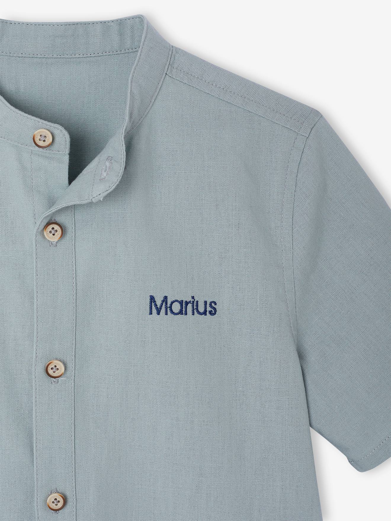 Thumbnail - Jungen Hemd mit Stehkragen