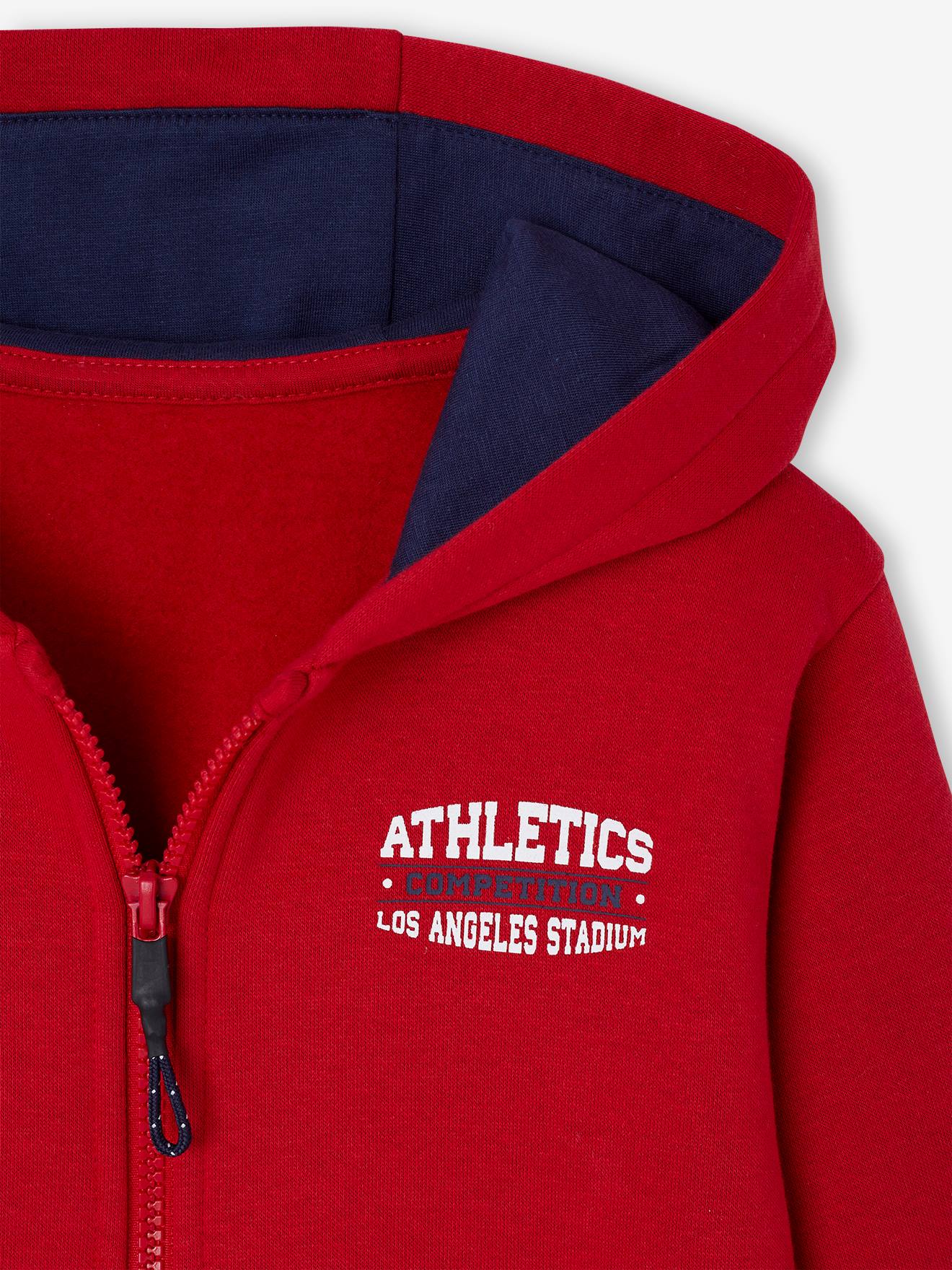 Thumbnail - Jungen Sportjacke mit Kapuze und Recycling-Polyester