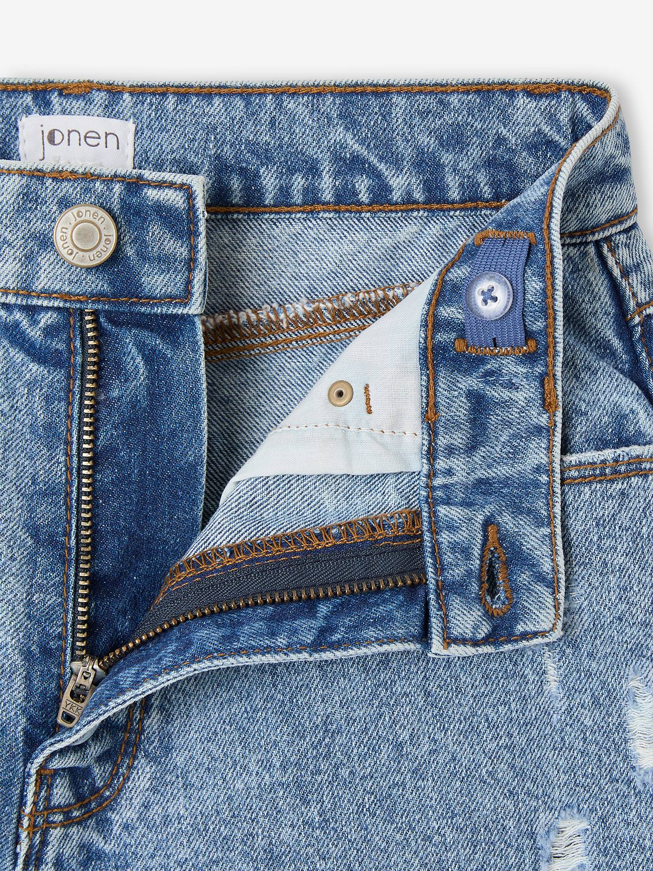 Thumbnail - Mädchen Jeans-Shorts JONEN mit Used-Effekt mittel