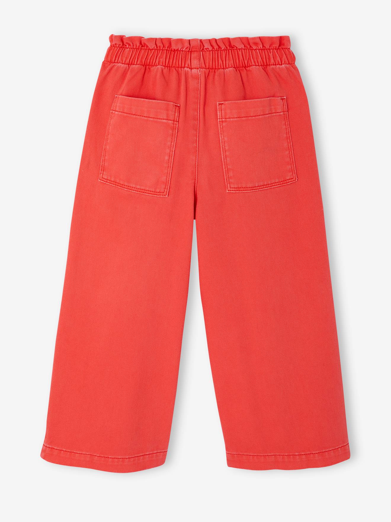 Thumbnail - Weite Mädchen Hose mit Zierknöpfen