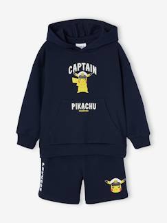 Jungenkleidung-Pullover, Strickjacken, Sweatshirts-Sweatshirts-Kinder-Set: Kapuzensweatshirt & Sweatshorts POKEMON