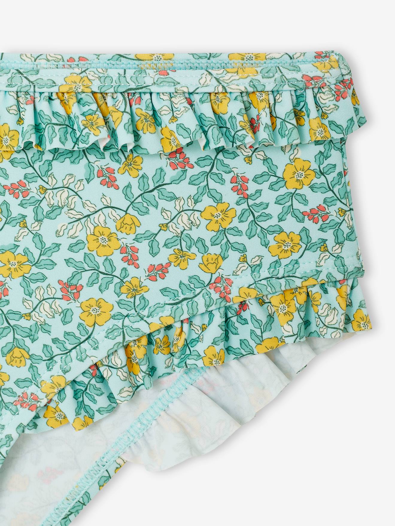 Thumbnail - Mädchen Bikini mit Blumenmuster
