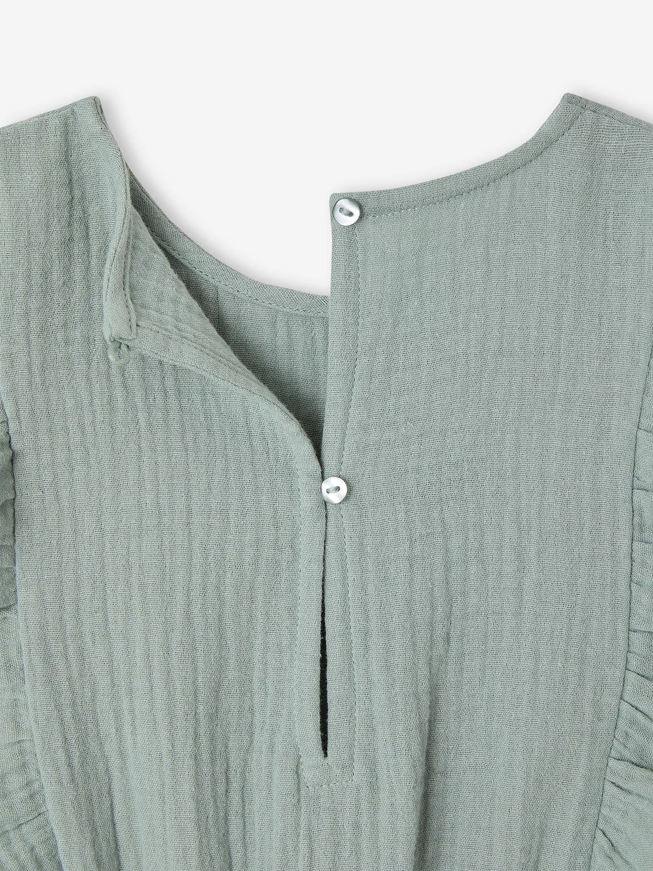 Thumbnail - Kurzer Mädchen Jumpsuit mit Volants