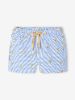 Jungen Baby Badeshorts mit Streifen und Palmen  [numero-image]