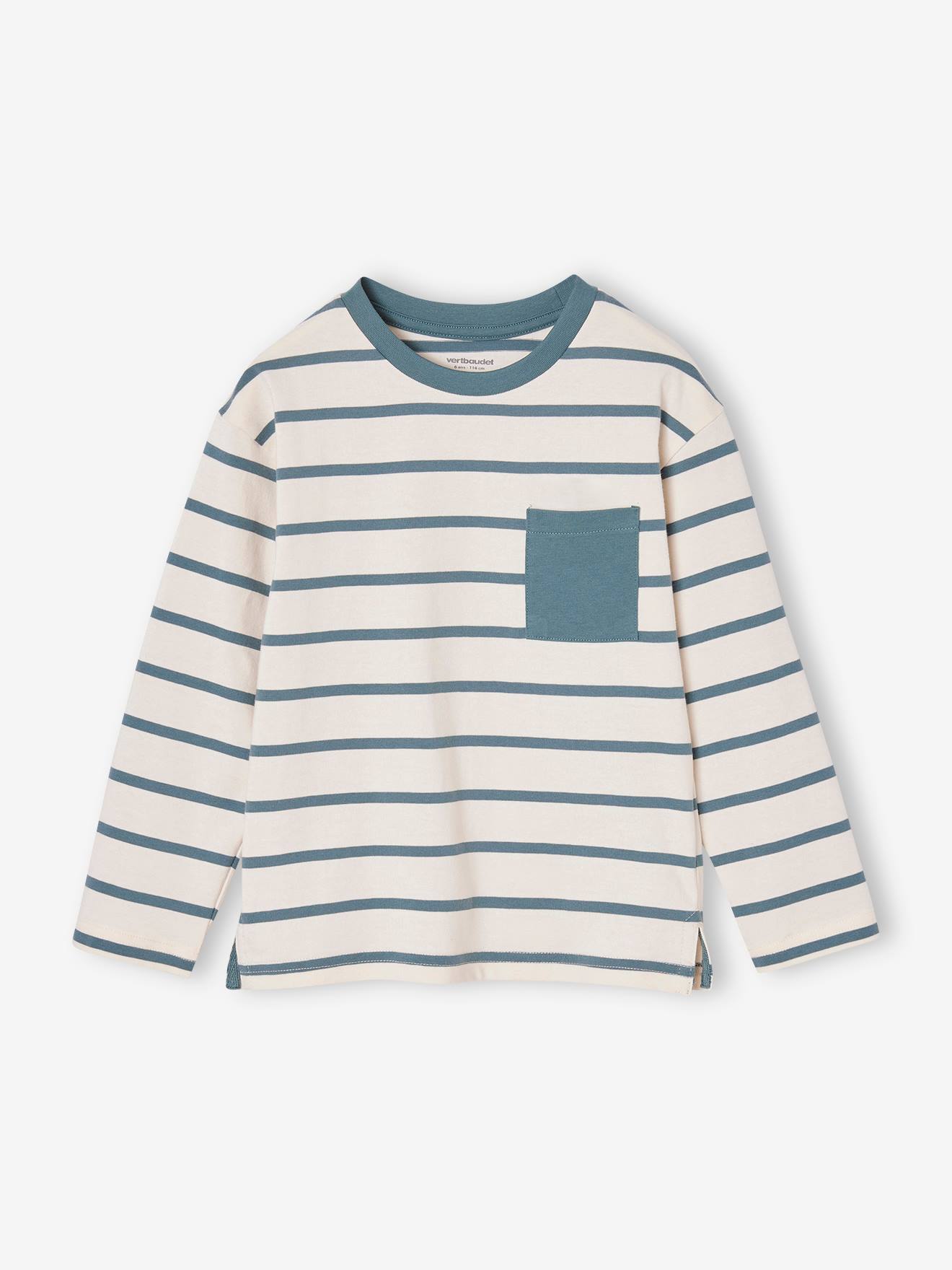 Jungen Langarm-Ringelshirt