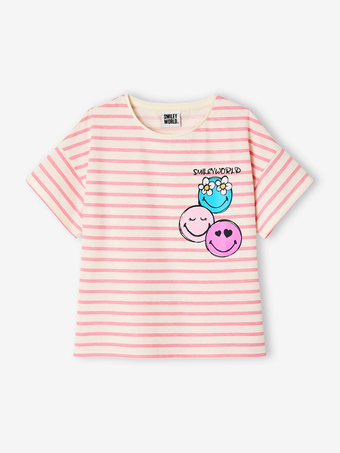 Kinder T-Shirt SMILEY WORLD mit Streifen