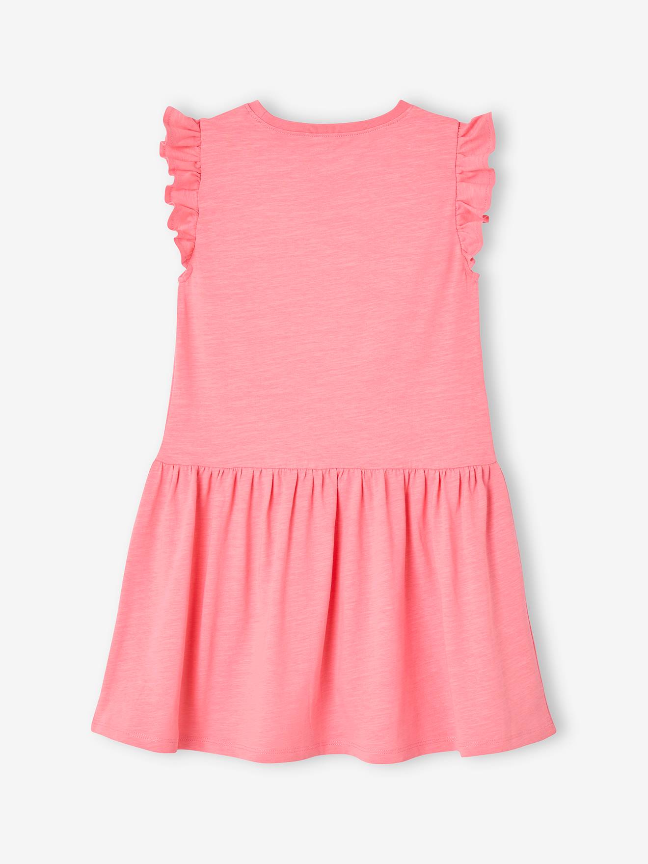 Thumbnail - Mädchen Kleid mit Volantärmeln Basic