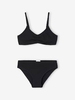 Maedchenkleidung-Bademode-Bikinis-Mädchen Bikini aus Strukturmaterial