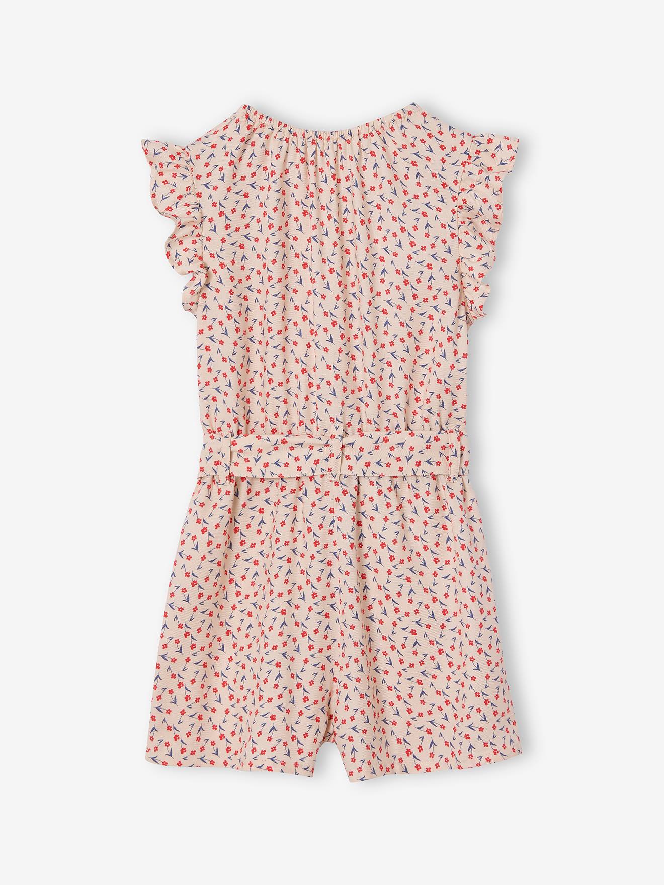 Thumbnail - Kurzer Mädchen Jumpsuit hell