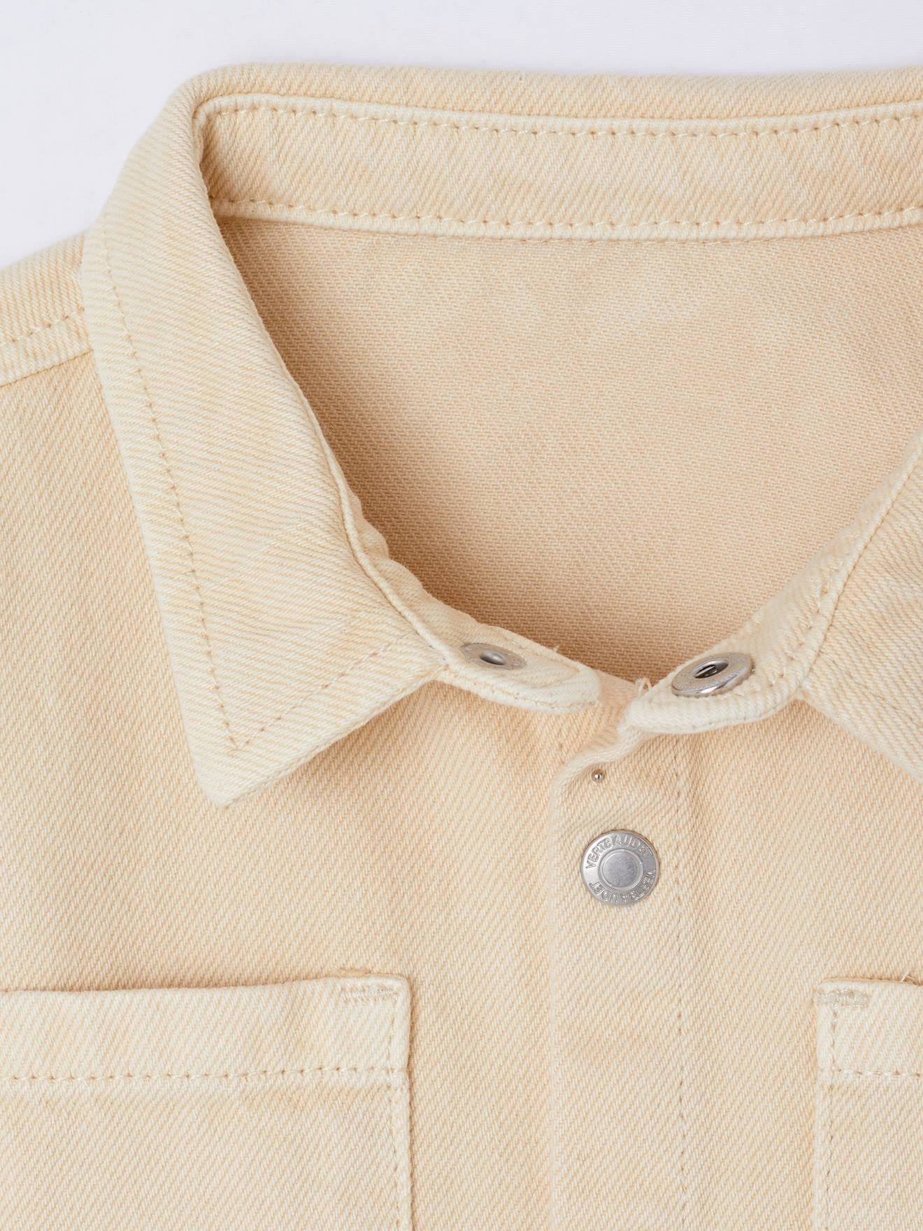 Thumbnail - Baby Overshirt mit Druckknöpfen sandfarben