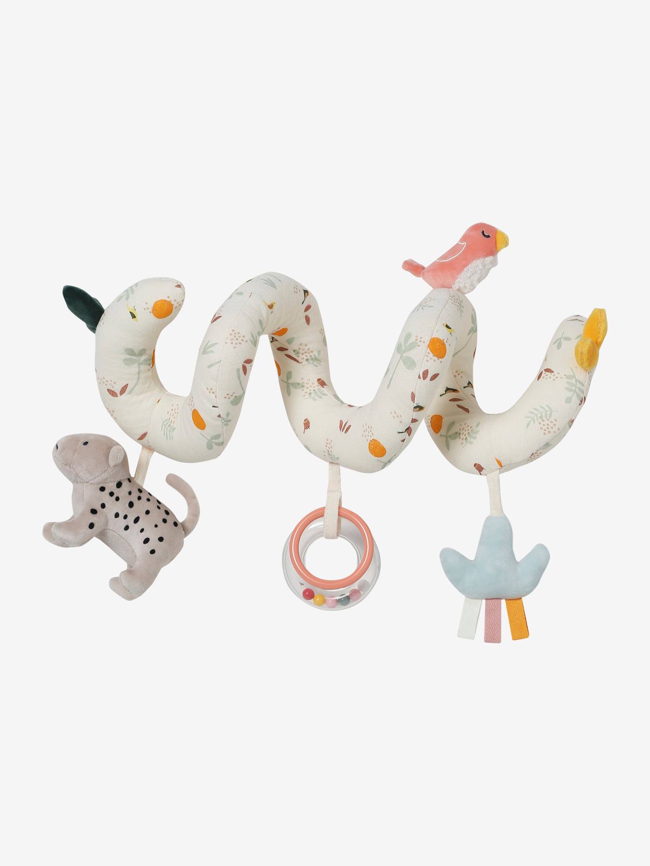 Vertbaudet Baby Activity-Spirale Rosa Savania Wollweiß Einheitsgröße