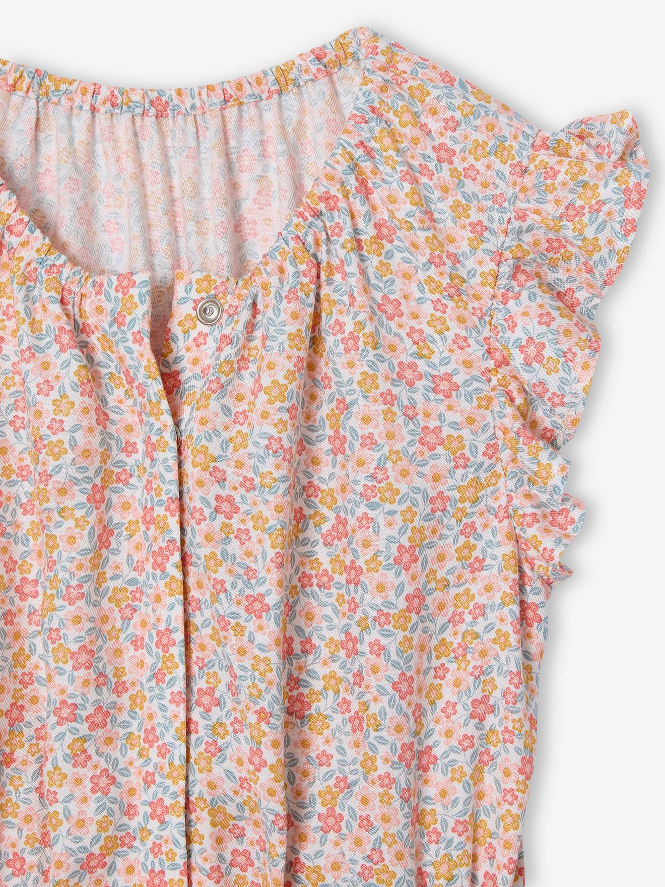 Thumbnail - Kurzer Mädchen Jumpsuit vanille