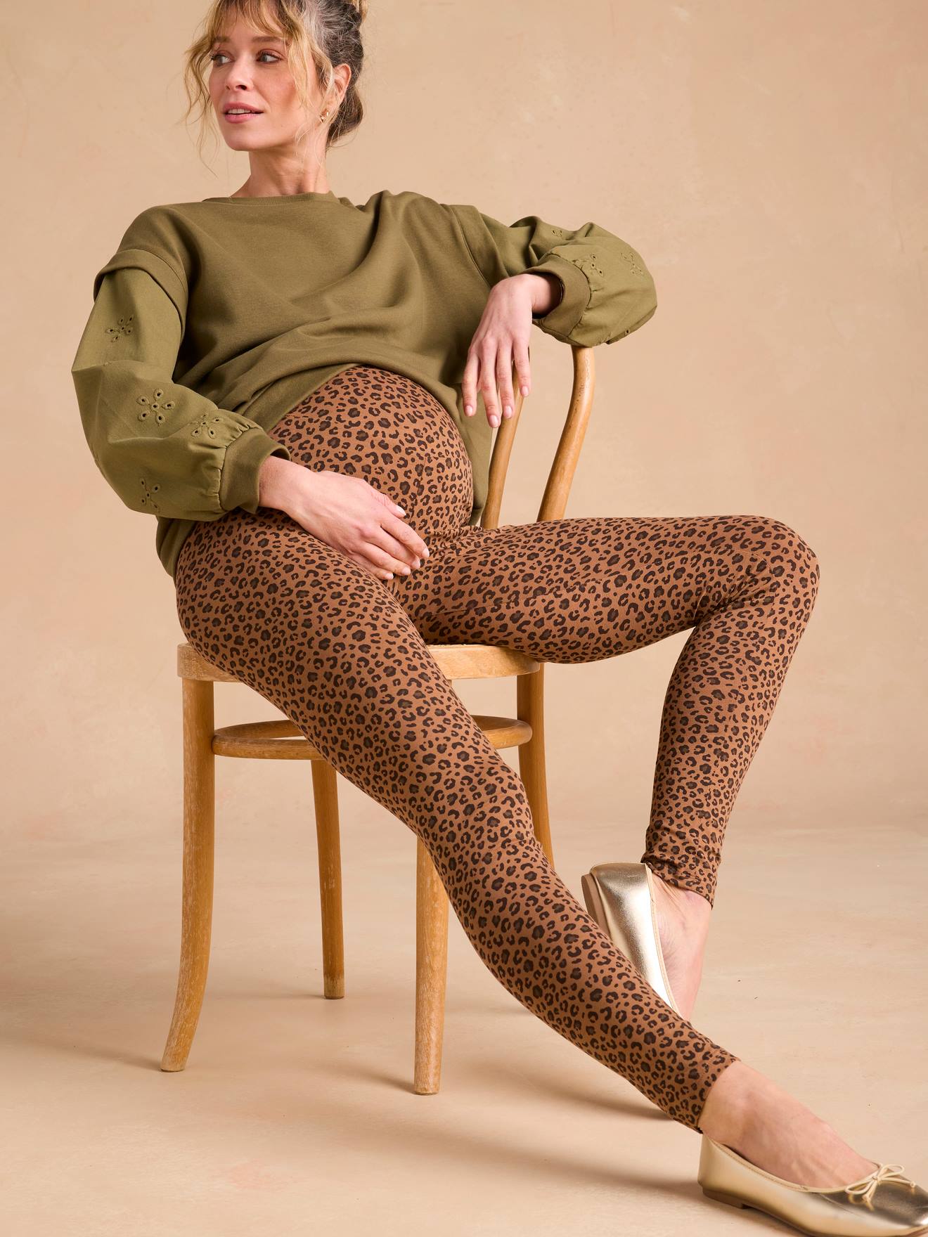 Umstands-Leggings mit Leo-Print ENVIE DE FRAISE