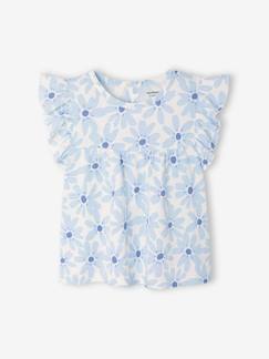 Babymode-Shirts & Rollkragenpullover-Baby T-Shirt mit Volantärmeln
