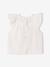 Mädchen Baby Bluse mit kurzen Volantärmeln wollweiß 4