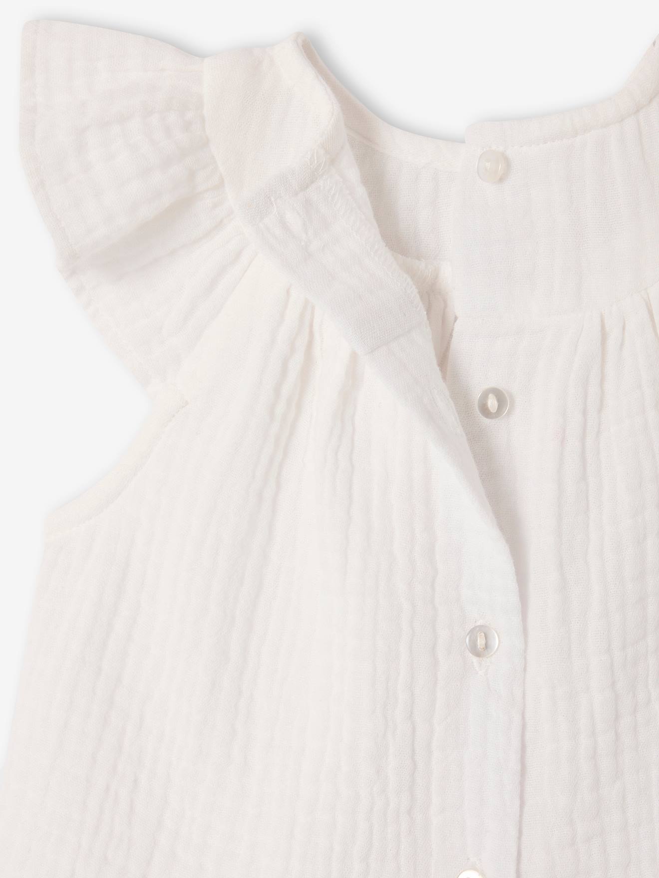 Thumbnail - Mädchen Baby Bluse mit kurzen Volantärmeln