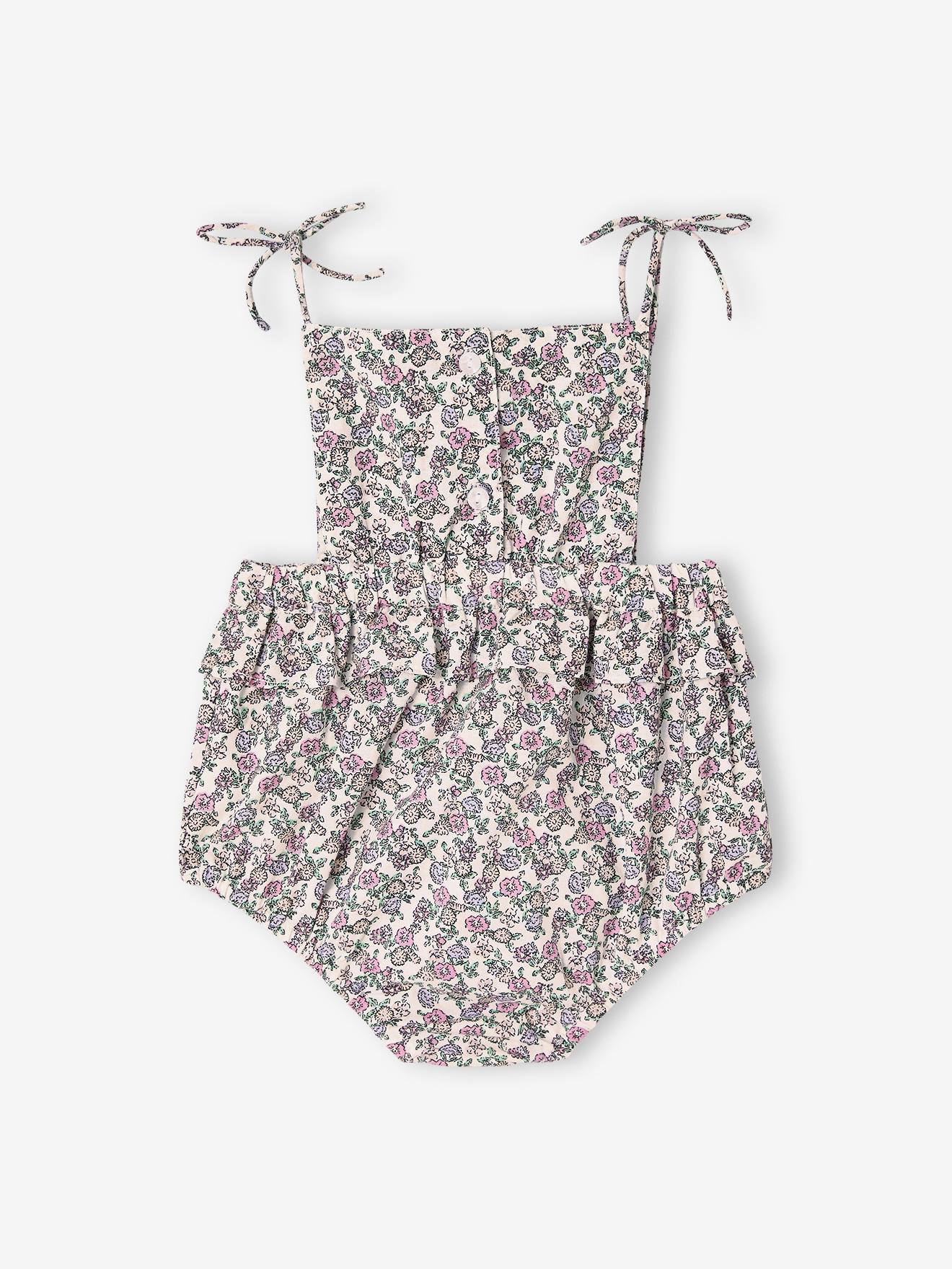 Thumbnail - Bedruckter Mädchen Baby Overall