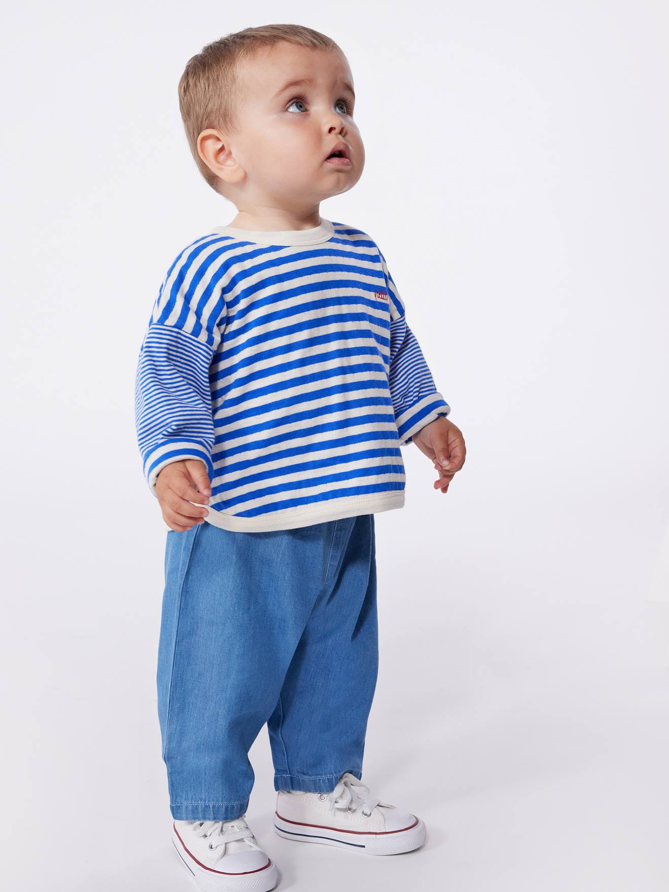 Thumbnail - Baby Ringelshirt aus Baumwolle PETIT BATEAU