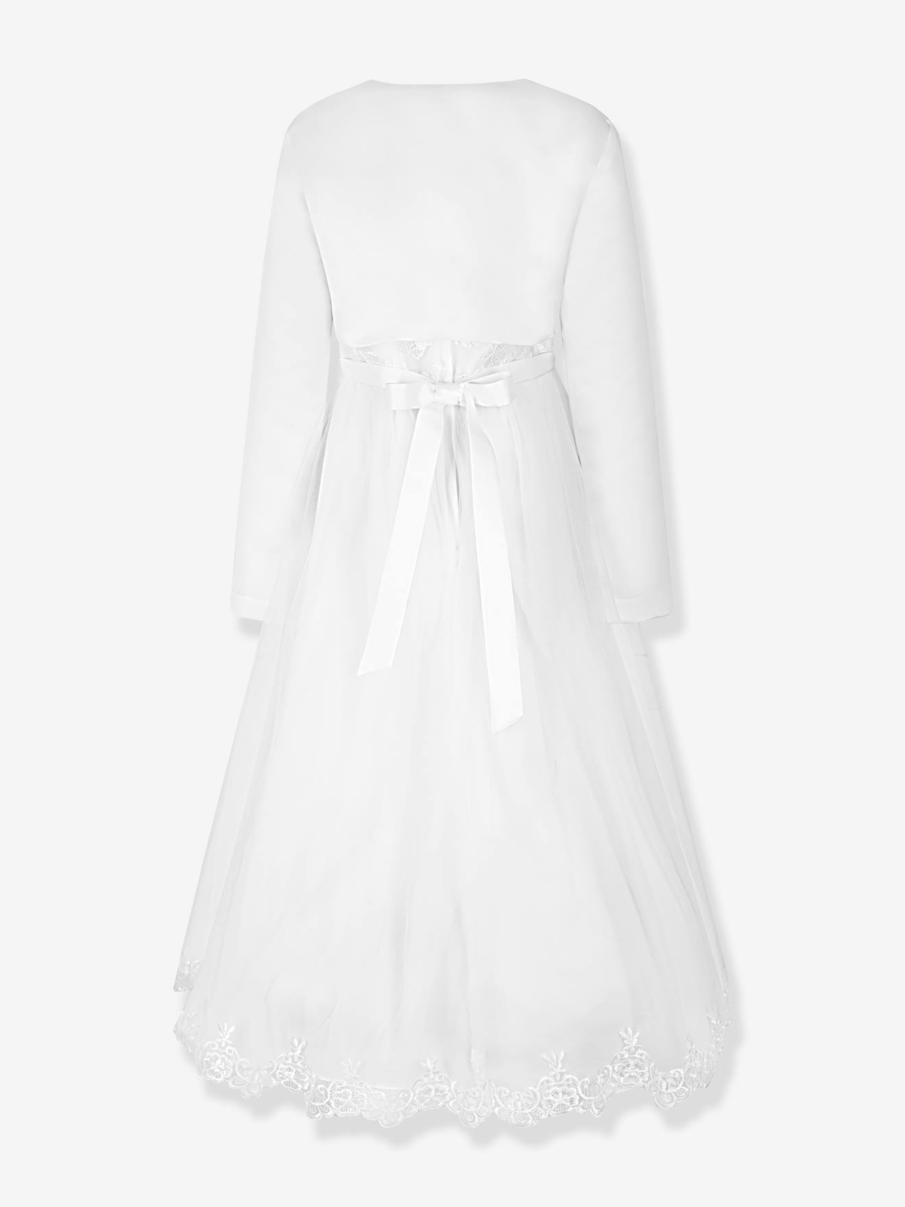 Thumbnail - Set aus Kommunionkleid mit Blumenstickerei & Bolero Mädchen Happy Girls