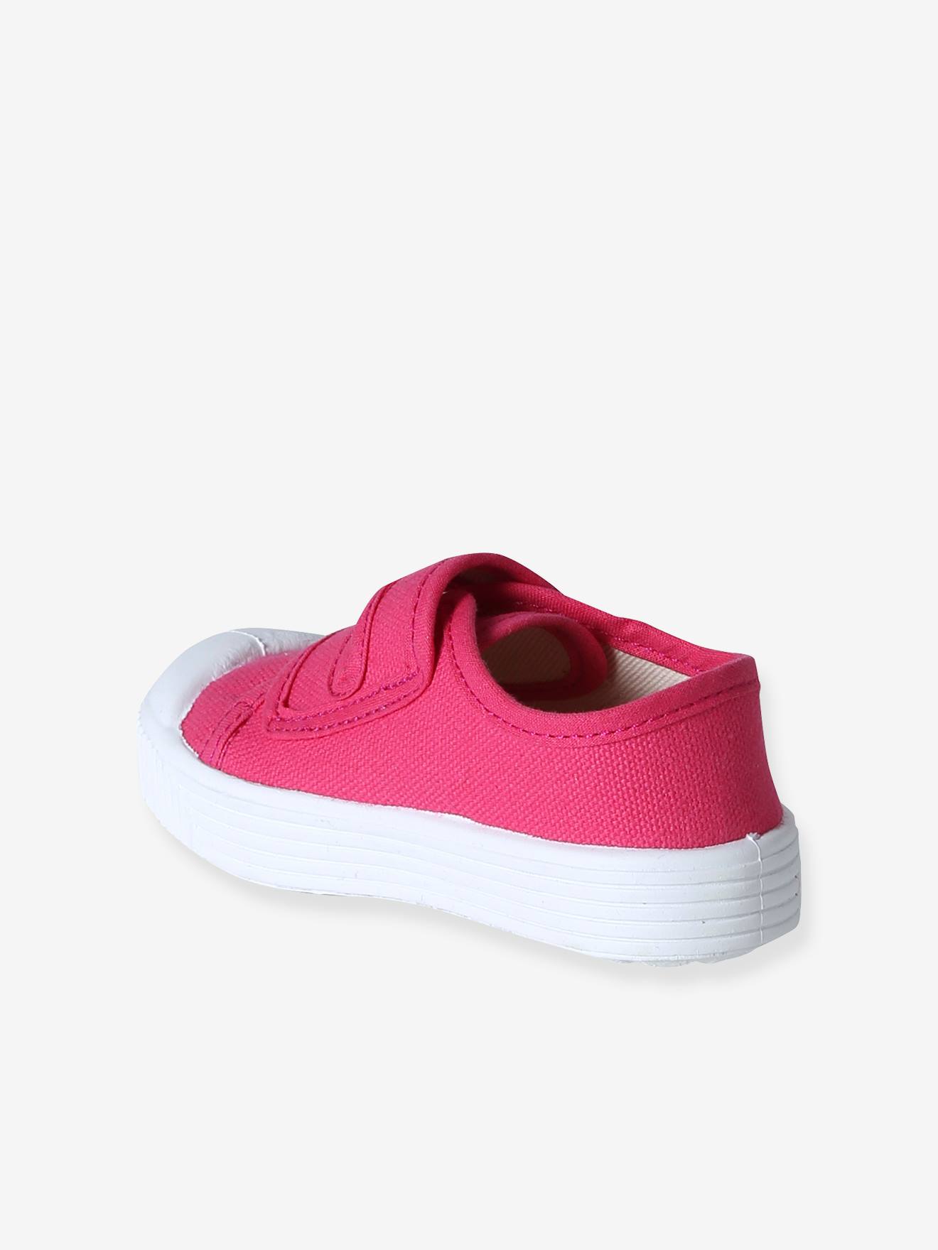 Thumbnail - Baby Stoffschuhe mit Klettriemchen