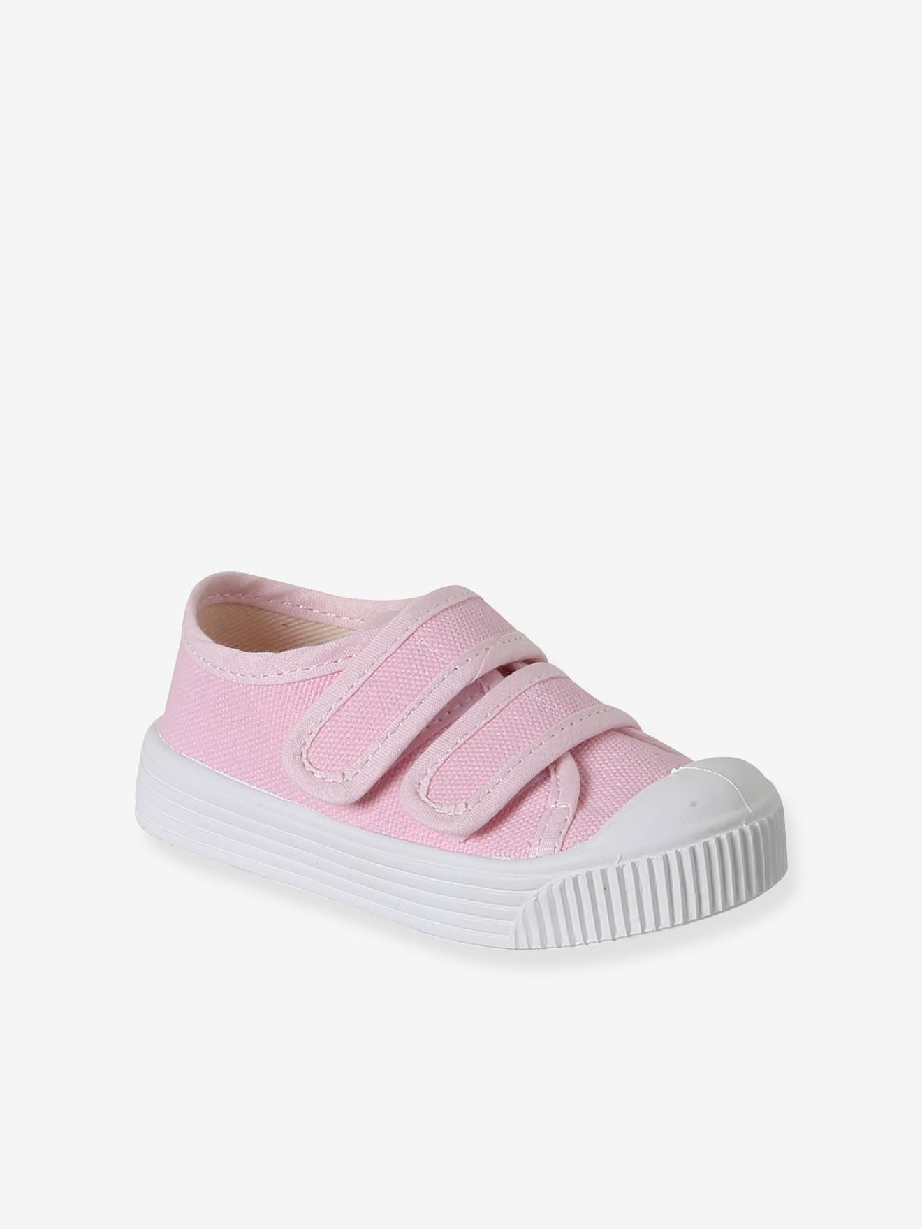 Baby Stoffschuhe mit Klettriemchen