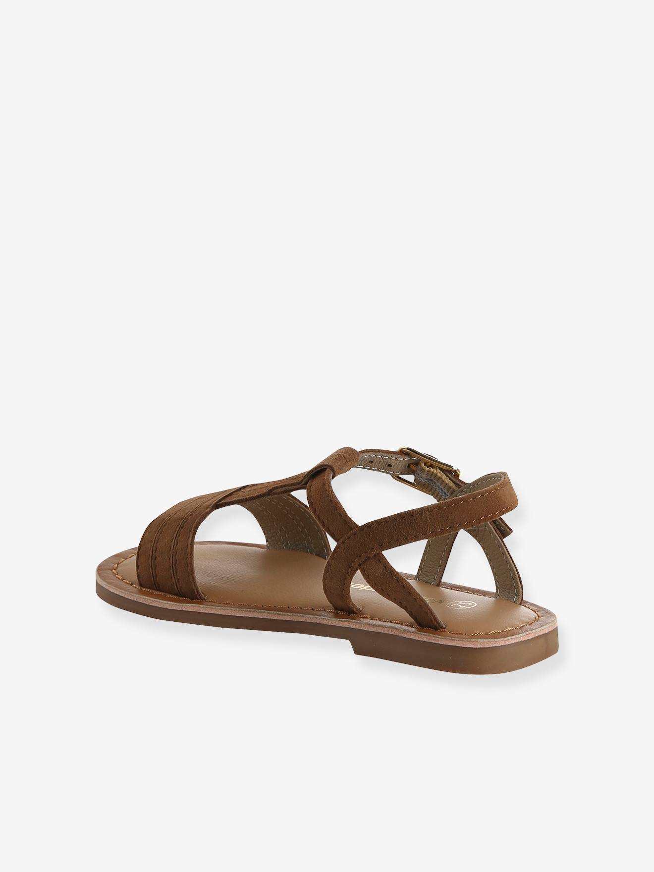 Thumbnail - Mädchen Ledersandalen mit Schnalle
