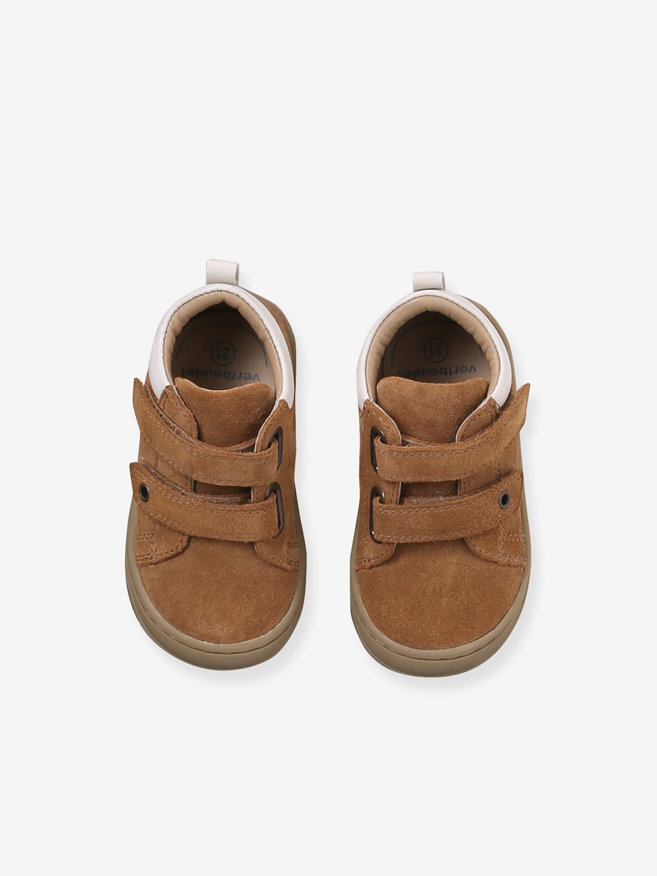 Thumbnail - Baby Lauflernschuhe mit Klett aus weichem Leder