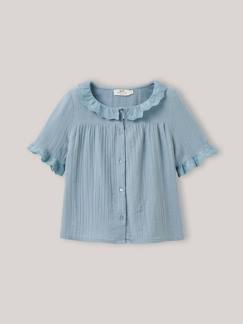 Mädchen Musselin-Bluse aus Bio-Baumwolle CYRILLUS  [numero-image]