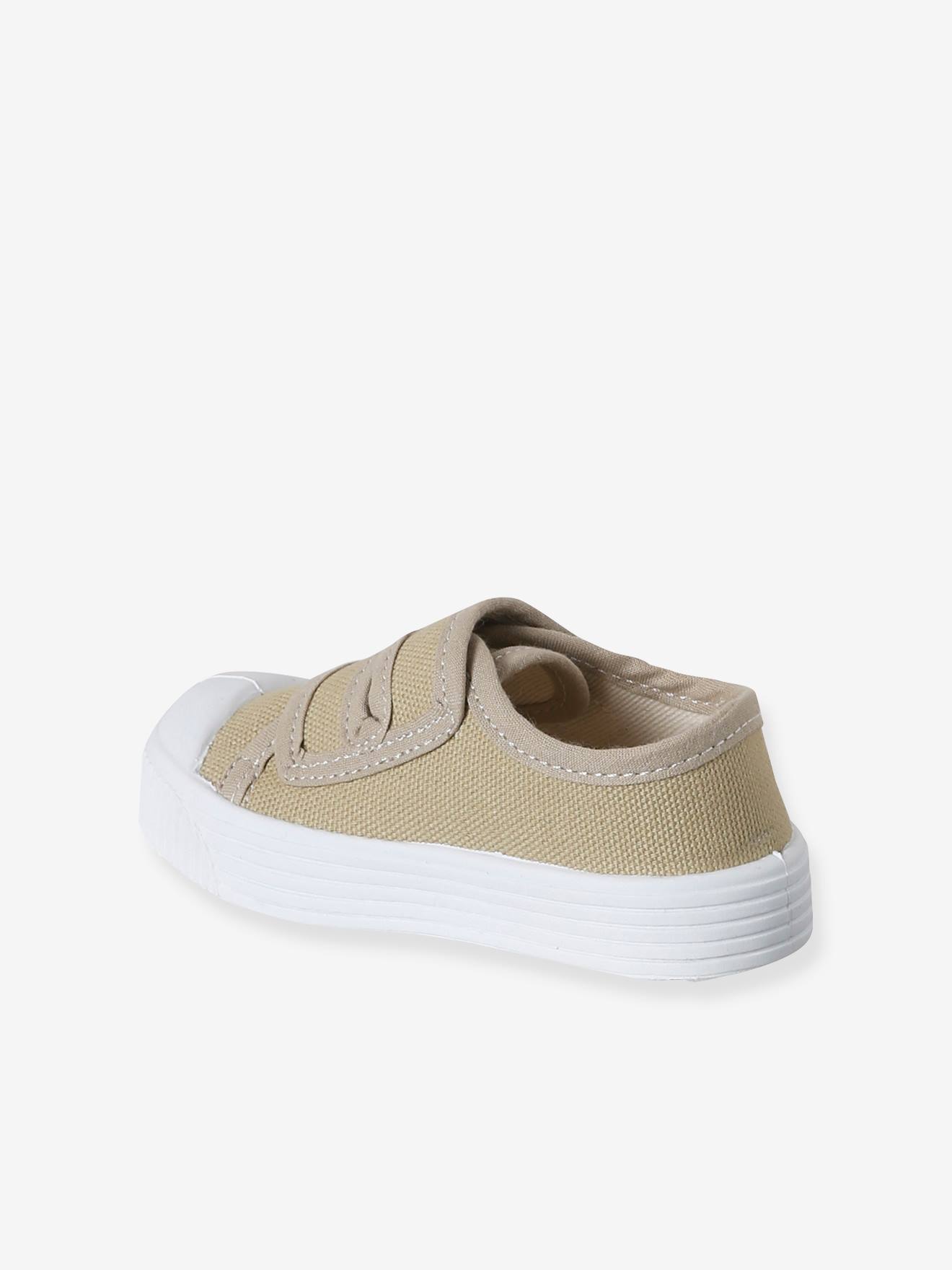 Thumbnail - Baby Stoffschuhe mit Klettriemchen
