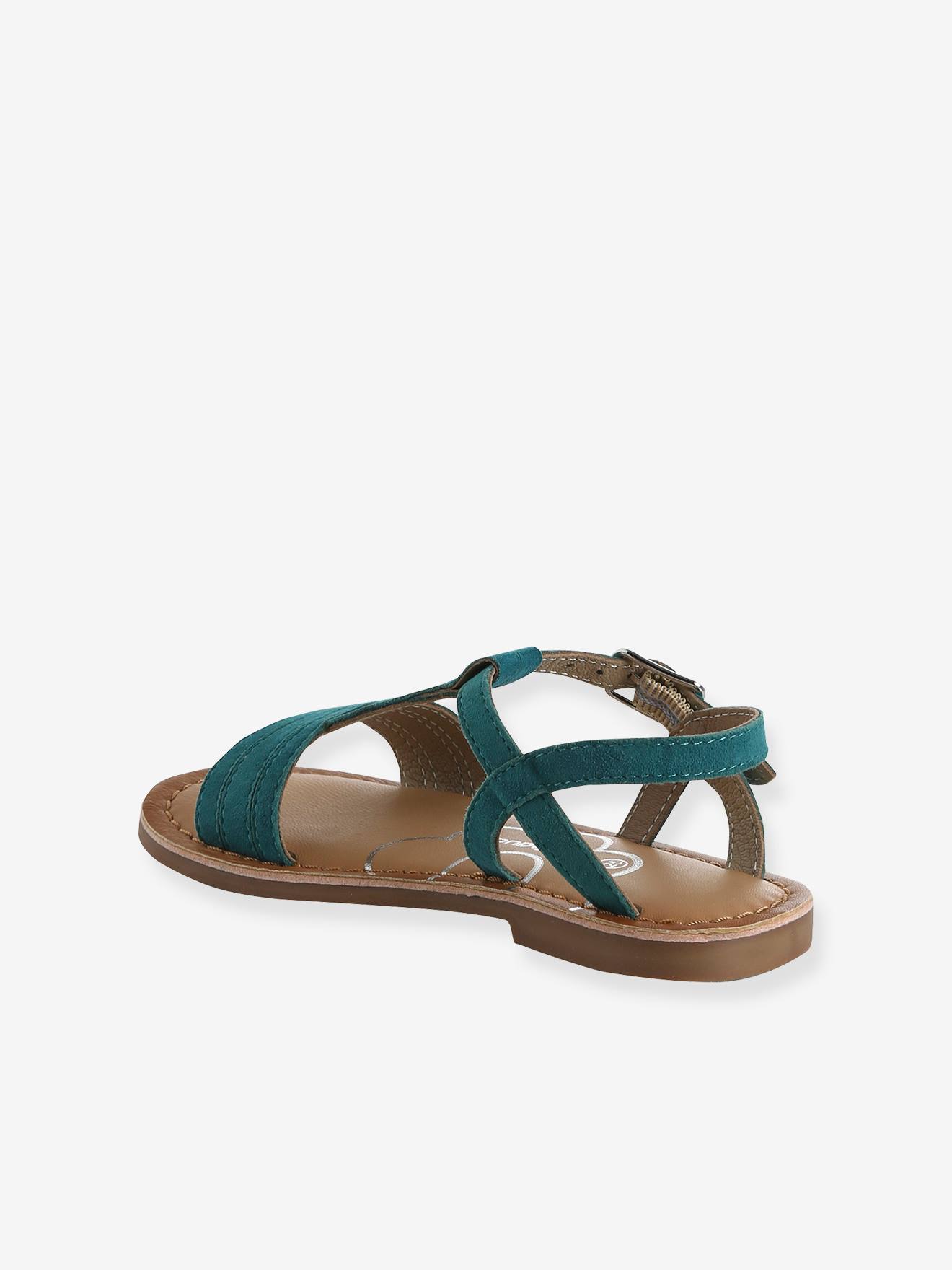 Thumbnail - Mädchen Ledersandalen mit Schnalle