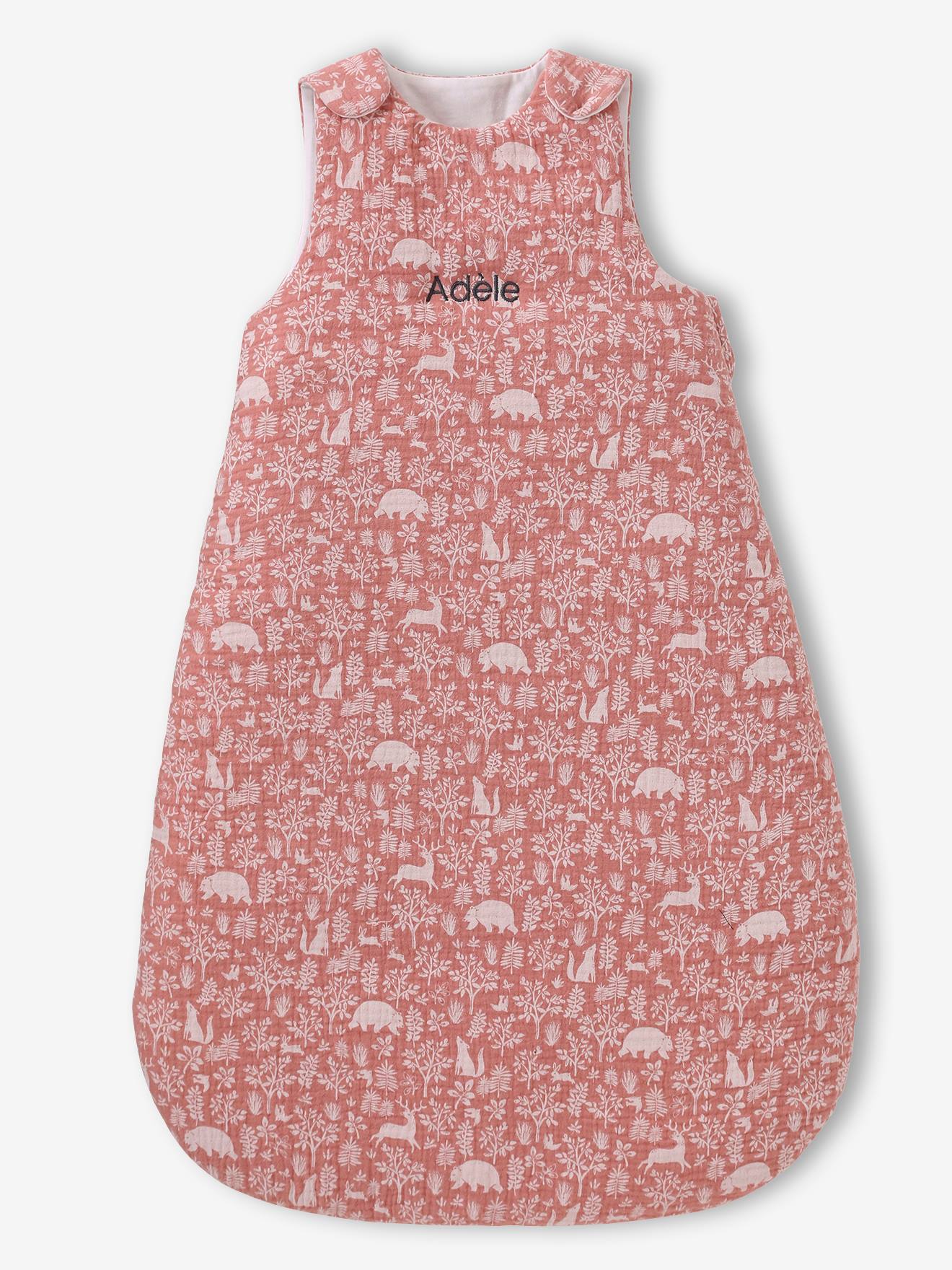 Thumbnail - Ärmelloser Baby Schlafsack WALDSPAZIERGANG personalisierbar