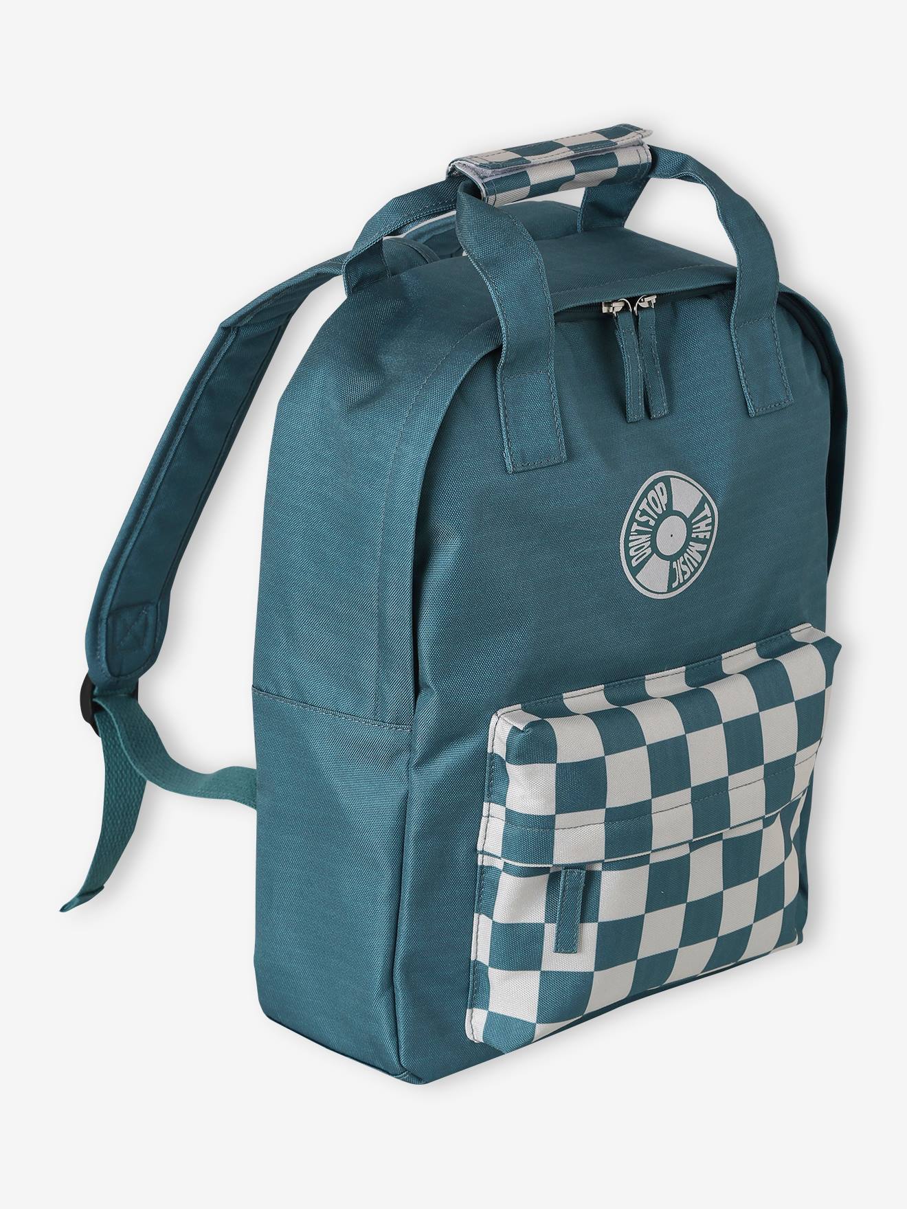Jungen Rucksack mit Schachbrettmuster